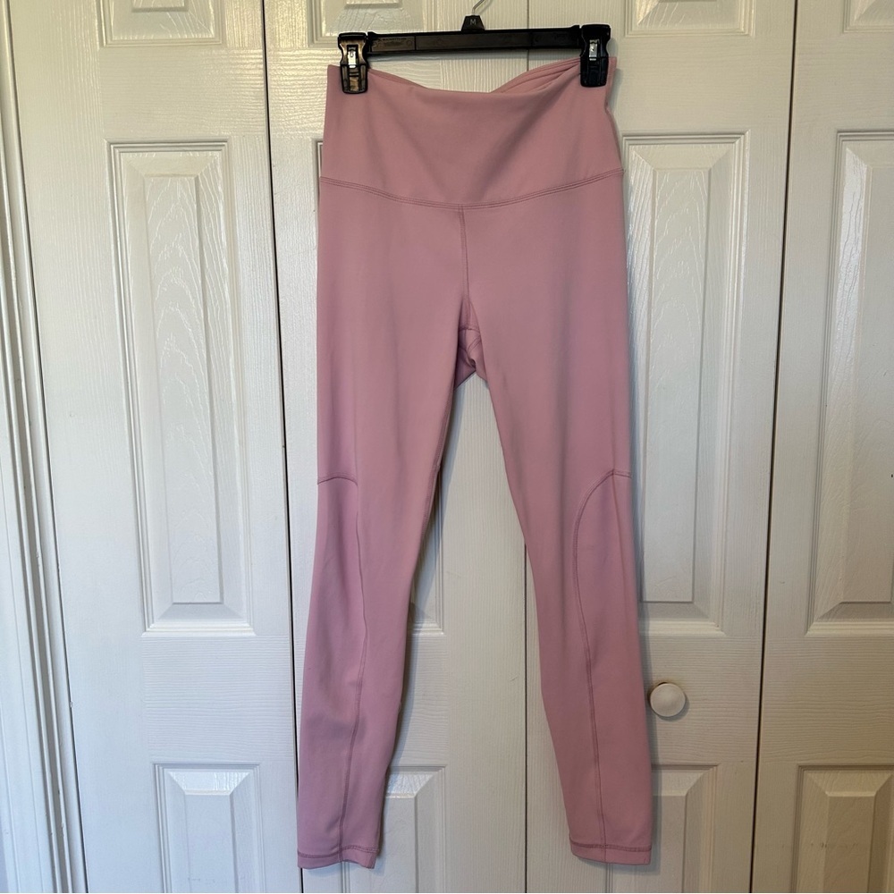 90 Degree by Reflex Pink High Waisted Leggins Women’s Size M Activewear Yoga Pts